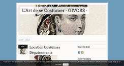 Desktop Screenshot of lartdesecostumer.com